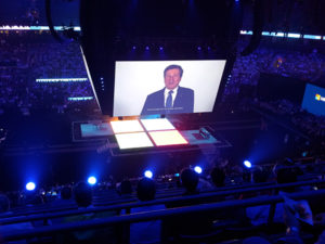 Business leadership session at the Microsoft Worldwide Partner Conference