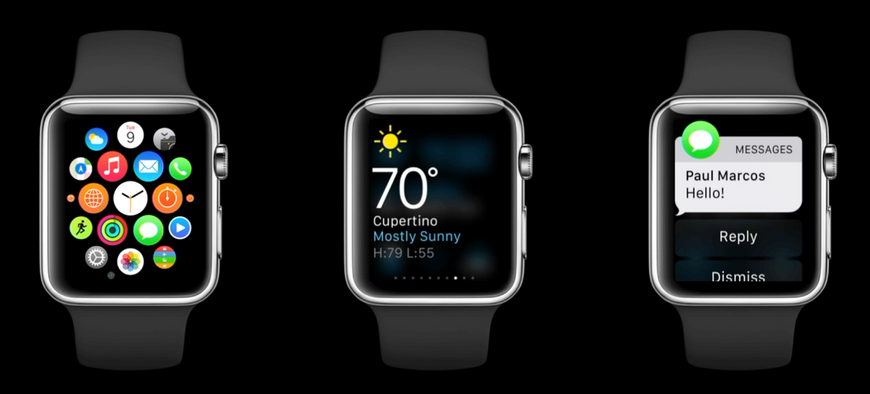 apple watch app screen